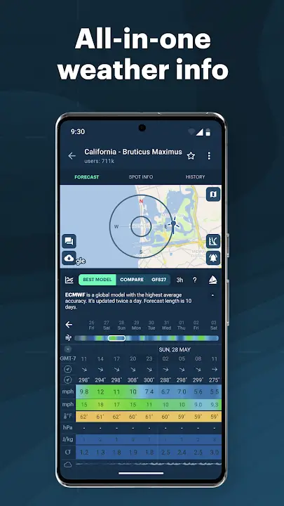 Windy.app screenshot