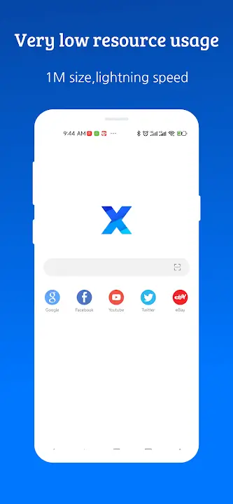 XBrowser screenshot