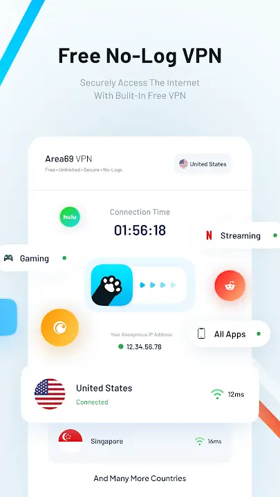 Pawxy VPN screenshot