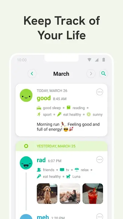 Daylio screenshot