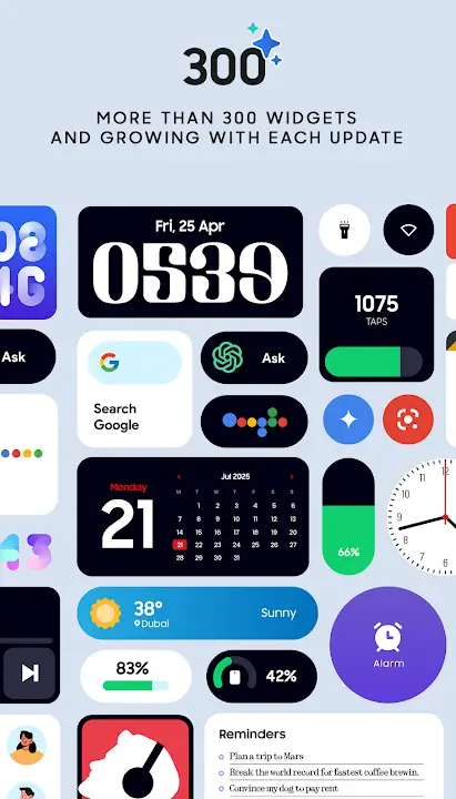 OneUI Widgets screenshot