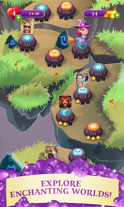 Bubble Witch 3 Saga screenshot